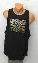 Herren Muskel T-Shirt mit "Kamikaze"-Aufdruck